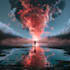 design album cover with advanced ai graphics design