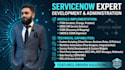 develop and configure servicenow itsm, hrsd, cmdb, and apis