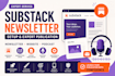 set up substack newsletter expert publication website podcast