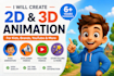 create kids learning youtube video