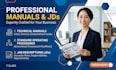 do professional job descriptions, sops, and employee manual