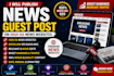 publish high da news guest posts with seo backlinks