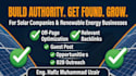 do solar SEO, backlinks and guest post outreach