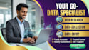 do web research, data collection, and data entry