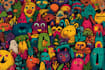 create cute doodle art illustration, and cartoon
