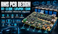 design bms pcb lithium battery ev battery management can