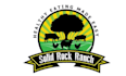 design solid rock ranch healthy food logo