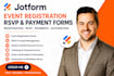 create jotform event registration rsvp payment forms jotform ticketing