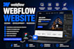 design webflow website webflow redesign, figma to webflow