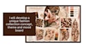 develop a unique fashion collection, concept, theme, and mood board