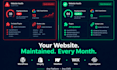 maintain and manage your website on monthly basis