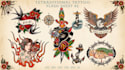 create awesome old school tattoo style design