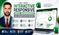 create interactive responsive excel dashboards and administrative reports