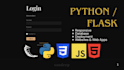 build a responsive python flask website or web app