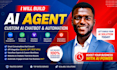 do ai agent custom ai chatbot website voiceflow developer openai api automation