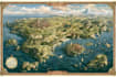 draw a fantasy map illustration