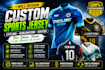 design custom cycling sublimation and soccer jersey