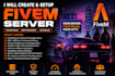 create fivem server for you