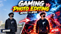 professionally edit gaming photos and characters