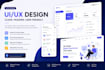 design modern website UI UX