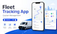 build a fleet tracking app and courier management system
