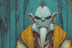 create custom cyberpunk and space opera character concept art