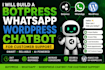 build a botpress ai whatsapp and wordpress chatbot for customer support