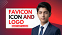 design favicon or icon and logo