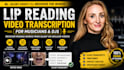 lip read transcribe video do audio enhancement for dj to uncover missing speech