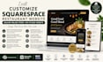customize squarespace restaurant website square online store wix studio website