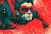 create dark superhero comic art and graphic novel