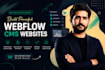 build webflow cms website, webflow blog, collections and dynamic pages