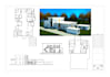 digitalize hand sketch to 2d architectural plan, draftsman 3d elevation drawing