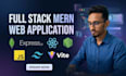 develop a full stack mern stack web application