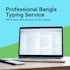 do fast and accurate bangla typing and data entry