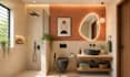 create bathroom design and 3d visualization