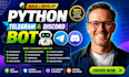 build python bots web scrapers automation trading telegram bots