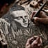 create a handmade linocut portrait from your photo