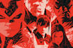 create dark superhero comic art and graphic novel