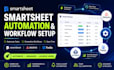 setup smartsheet automation smart sheet workflow setup asana dashboard trello