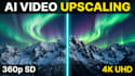 upscale, enhance, and restore your video up to 4k resolution