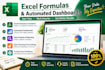 create excel formulas, automated dashboards