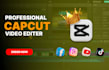 do professional capcut video editing for tiktok or instagram
