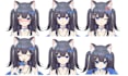 design live2dvtuber model vtuber model rigging anime vtuber  vtube studio design