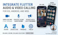 integrate video and audio call services in your flutter app