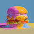 create cartoon food pop art designs
