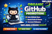 promote your organic github project github promotion gain star fork followers