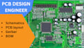 design pcb schematic and layout in kicad and proteus