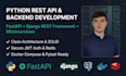 build a scalable python rest API using fastapi or django