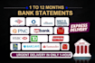 do loan bank statement, loan documentation ,loan processing